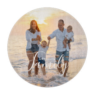 Tabla De Cortar Nombre de familia de Personalizado de plantilla de