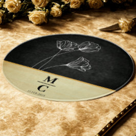 Tabla De Cortar Nombre de la pareja de Bodas personalizados modern