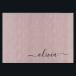 Tabla De Cortar Nombre del Monograma de Rubor Dusty Pink Moderne S<br><div class="desc">Tarjeta de recorte de nombres de monograma de escritura simple rosada con polvo de Rubor. Esto hace que la graduación perfecta, el cumpleaños, el boda, la ducha de novia, el aniversario, la ducha de bebé o la fiesta de soltera sea un regalo para alguien que ama el lujo glam y...</div>