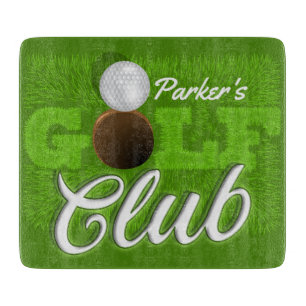 Tabla De Cortar NOMBRE Personalizado Club Golf Golf Green