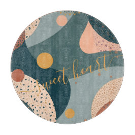 Tabla De Cortar Nombre personalizado de Boho