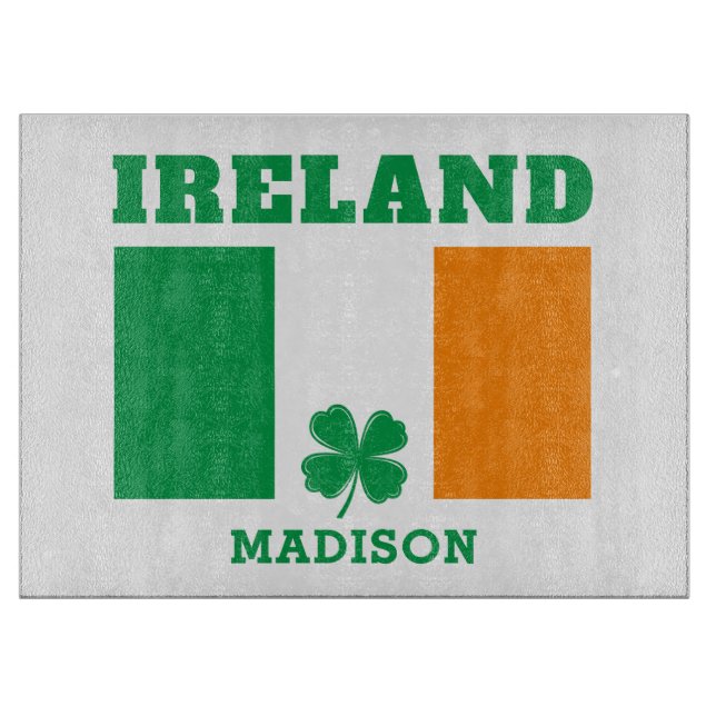 Tabla De Cortar Nombre personalizado Irlanda (Anverso)
