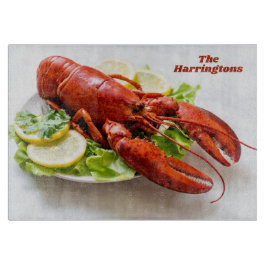Tabla De Cortar Nombre personalizado Lobster