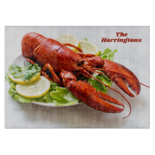 Tabla De Cortar Nombre personalizado Lobster