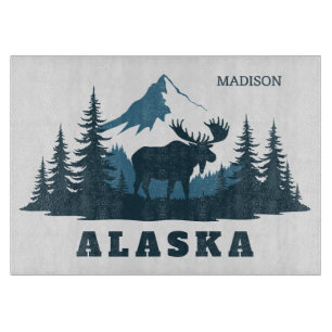 Tabla De Cortar Nombre personalizado & Texto ALASKA