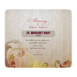 Tabla De Cortar Nombre personalizado y monja de año, 60º aniversar