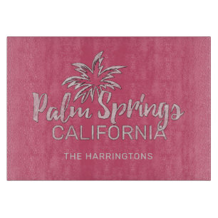 Tabla De Cortar Nombre y color personalizados Palm Springs Califor