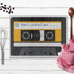 Tabla De Cortar Novedad divertida de la cinta cassette mix Mom