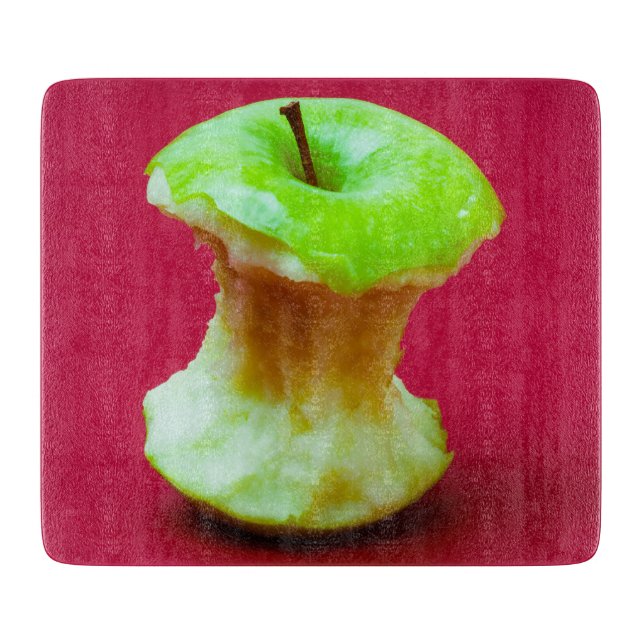 Tabla De Cortar Núcleo de manzana verde (Anverso)