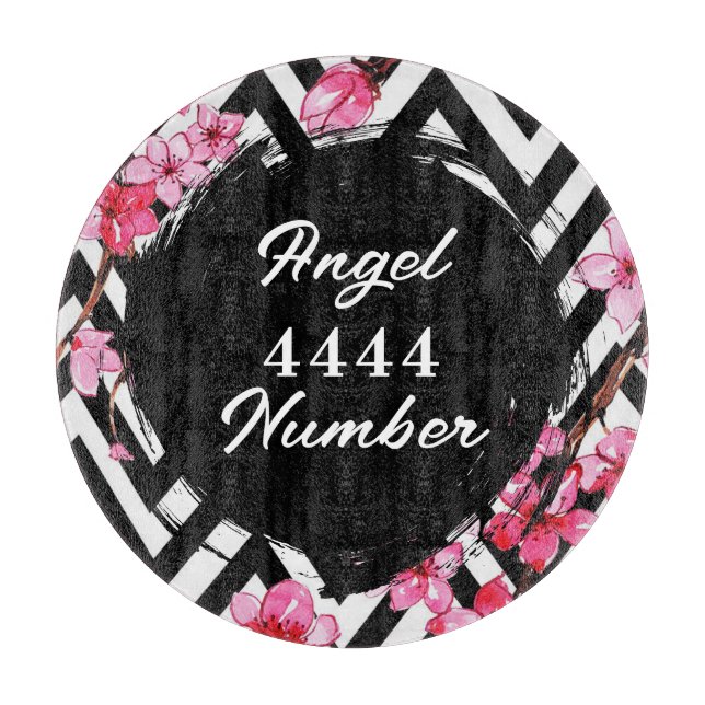 Tabla De Cortar Número de ángel "4444" (Anverso)