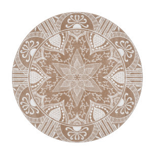 Tabla De Cortar Nutmeg Mandala