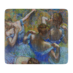 Tabla De Cortar Obras maestras de arte pastel de bailarinas azules