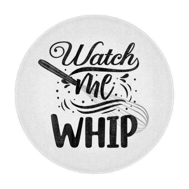 Tabla De Cortar Observarme el Whip (Anverso)