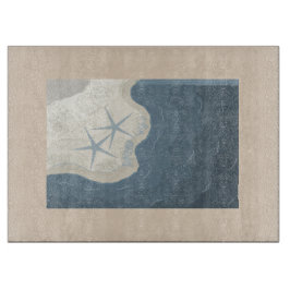 Tabla De Cortar Océano y pez estrella