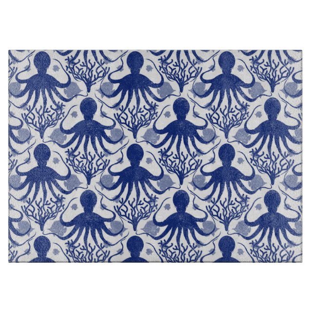 Tabla De Cortar Octopus (light background) (Anverso)