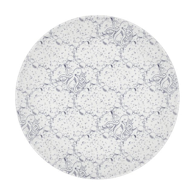 Tabla De Cortar Octopus Pattern (Anverso)