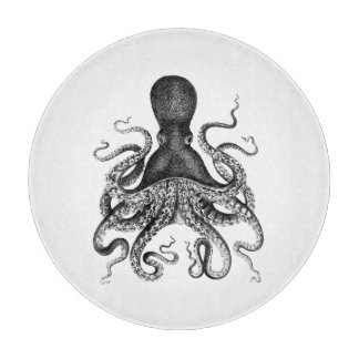 Tabla De Cortar Octopus vintage
