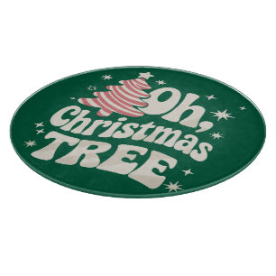 Tabla De Cortar Oh árbol de Navidad Luz Feliz Navidad Navidad