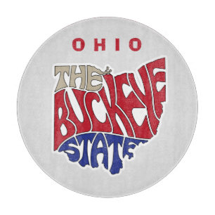 Tabla De Cortar Ohio Nickname Word Art