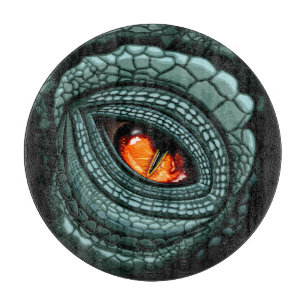 Tabla De Cortar Ojo de reptil depredador primitivo