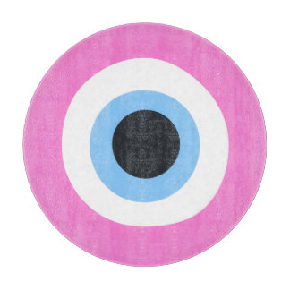 Tabla De Cortar ojo malo rosa