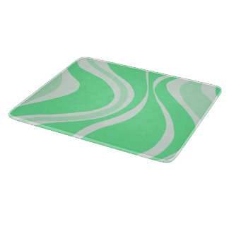 Tabla de cortar olas verdes