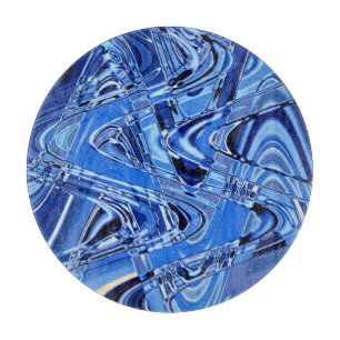 Tabla De Cortar oleadas de carreteras en azul