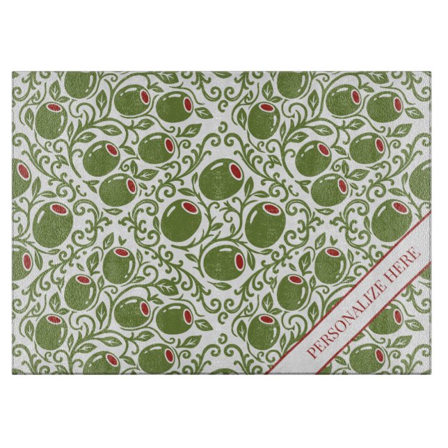 Tabla De Cortar Olive Rustic Farmhouse French Country Recipe (Anverso)