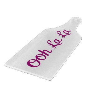 Tabla De Cortar Ooh La La Script Magenta