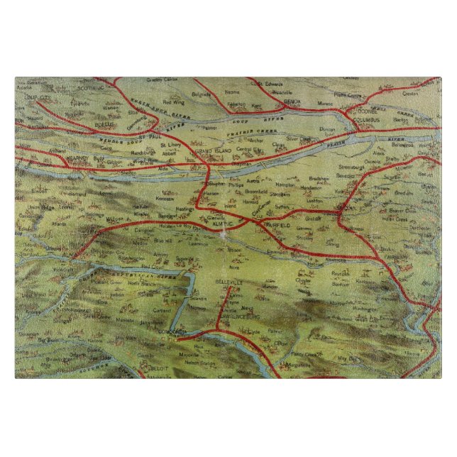 Tabla De Cortar Opinión Great Plains de Birdseyes (Anverso)