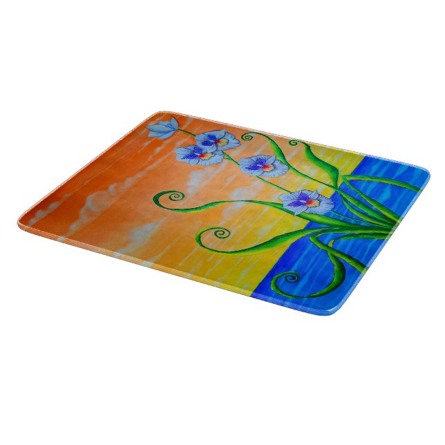 Tabla De Cortar Orchid Sunset (Borde)