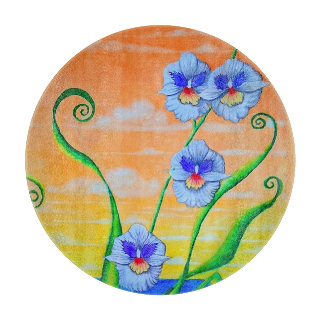 Tabla De Cortar Orchid Sunset (Anverso)