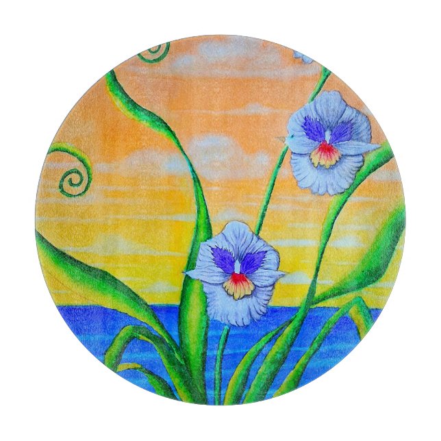 Tabla De Cortar Orchid Sunset (Anverso)
