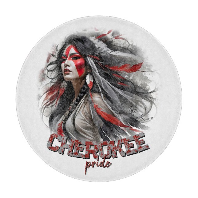 Tabla De Cortar Orgullo Cherokee (Anverso)