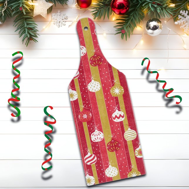 Tabla De Cortar Ornamentos del árbol de navidad rojo amarillo (Subido por el creador)