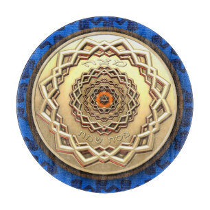 Tabla De Cortar Ornate Passover Matzah Plate