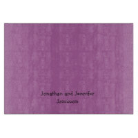 Orquid Purple Personalizado Nombre Glass 