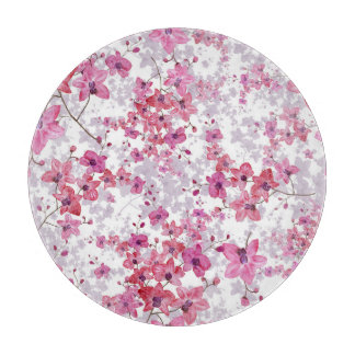 Tabla De Cortar Orquídea: singular belleza roja.