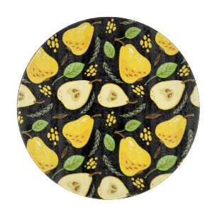 Tabla De Cortar Osas dulces: diseño de fruta superficial
