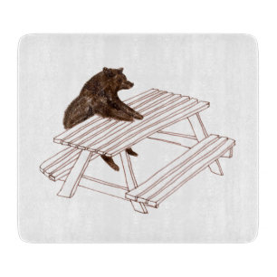 Tabla De Cortar Oso de la comida campestre