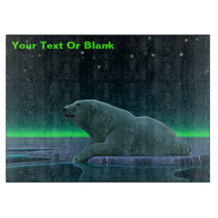 Tabla De Cortar Oso polar del borde del hielo