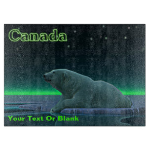 Tabla De Cortar Oso polar del borde del hielo