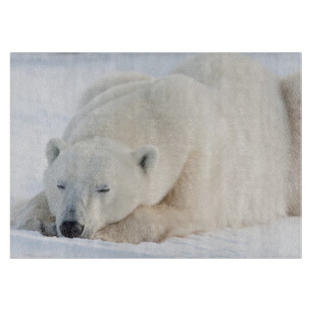 Tabla De Cortar Oso polar en invierno (Anverso)