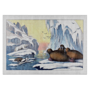 Tabla De Cortar Osos Polares, Agujas Y Sellos