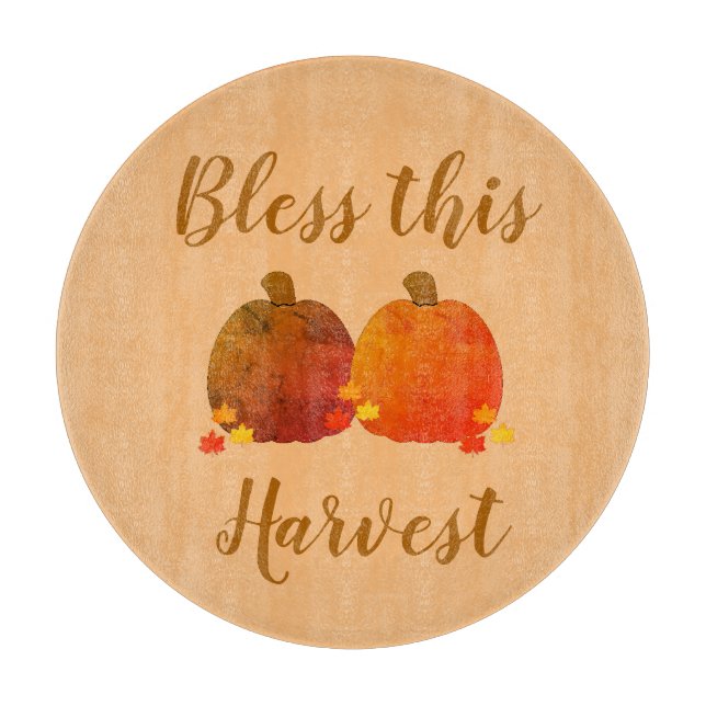 Tabla De Cortar Otoño/otoño/calabaza (Anverso)