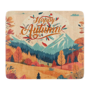 Tabla De Cortar Otoño/otoño/hojas/colorido