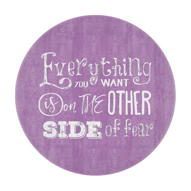 Tabla De Cortar Otro lado del miedo (Anverso)