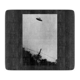 Tabla De Cortar OVNI Extraterrestre Nave Espacial Alto Secreto
