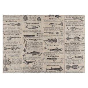 Tabla De Cortar Página de catálogo de señuelos de pesca antiguos I