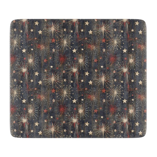 Tabla De Cortar País/Primitive angustiada Americana (Anverso)